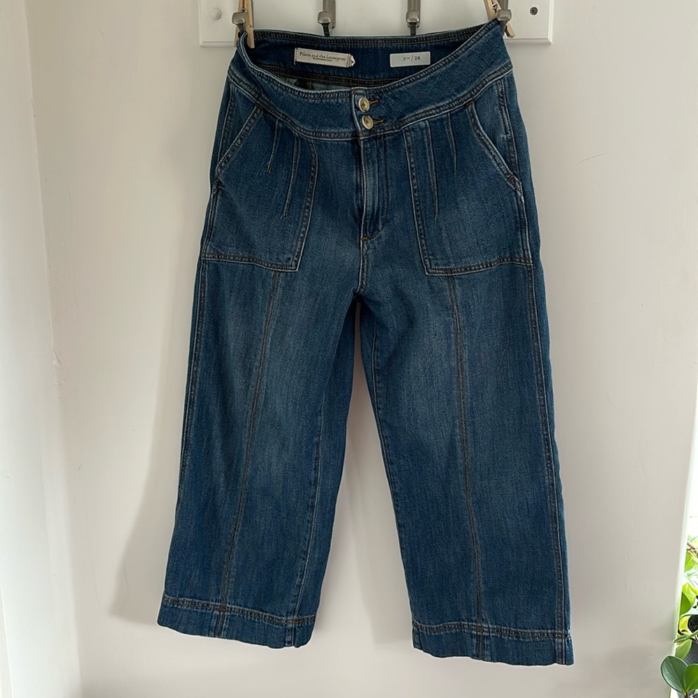 Pilcro cropped denim, like new